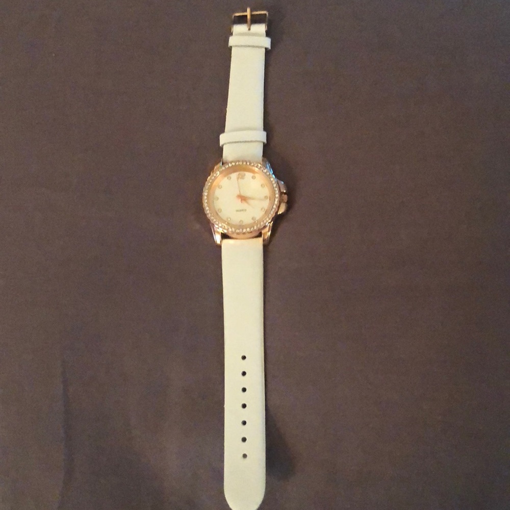 White Quartz watch